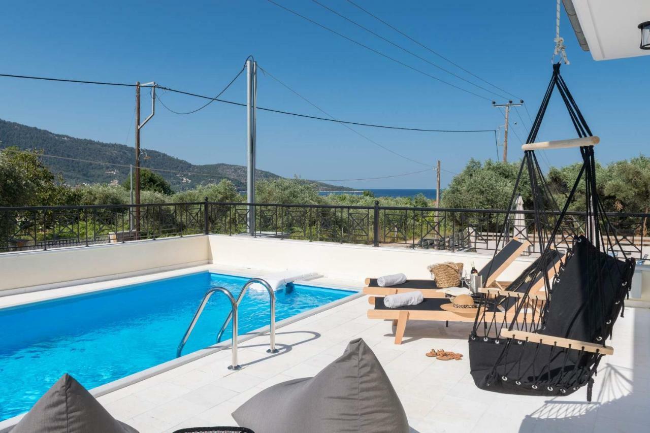 Arsenoi'S Pool Villa Skala Potamia  Exterior foto
